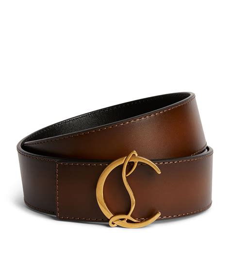 louboutin leather belt